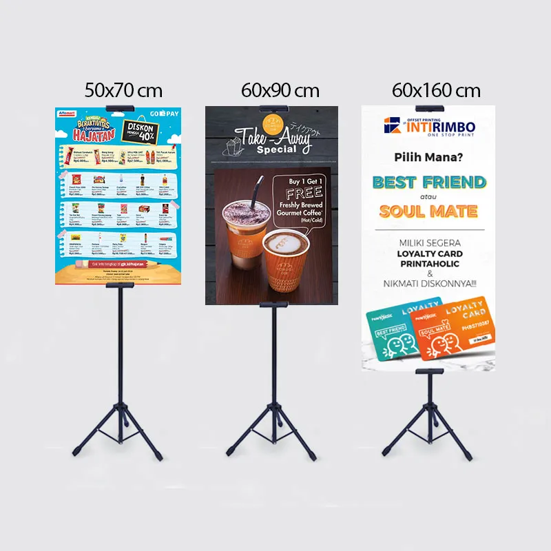 Standee chữ T tăng giảm kích thước đa năng