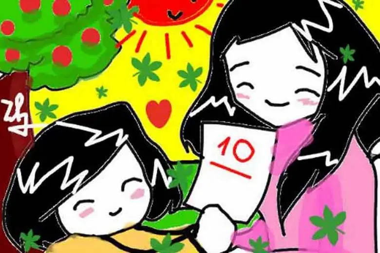 Cô giáo và học sinh