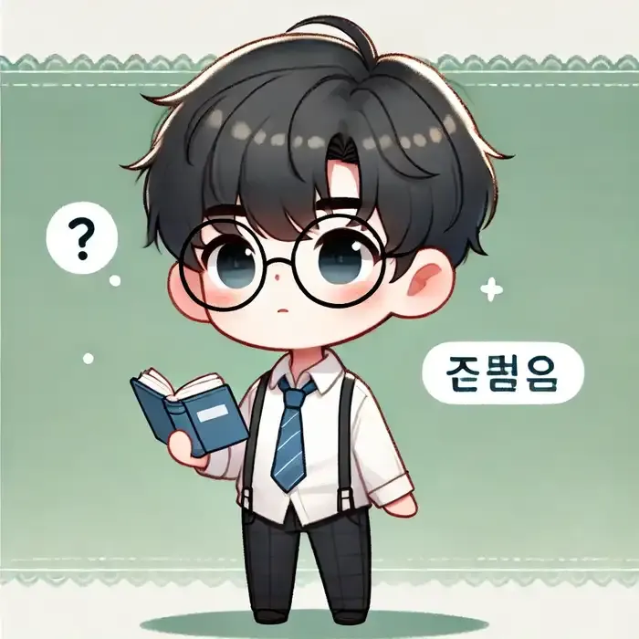 Ảnh chibi nam sinh cấp 2 dễ thương với nụ cười tươi