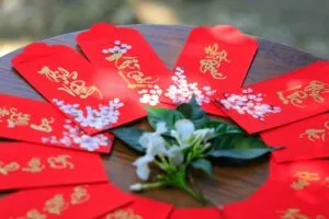 Mẫu chữ Thư pháp trên bao lì xì
