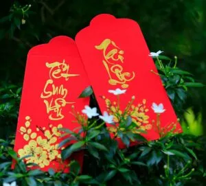 Bao lì xì viết chữ Thư pháp đẹp và tinh tế