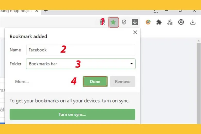 Bước 1: Mở nhiều tab trang web cần lưu đồng thời.