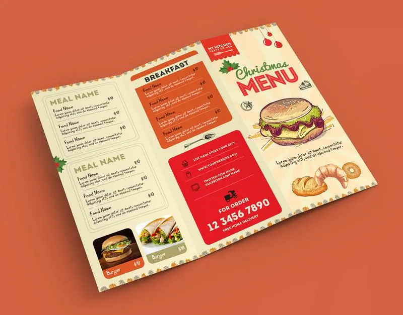 Mẫu brochure gấp 3 chuẩn