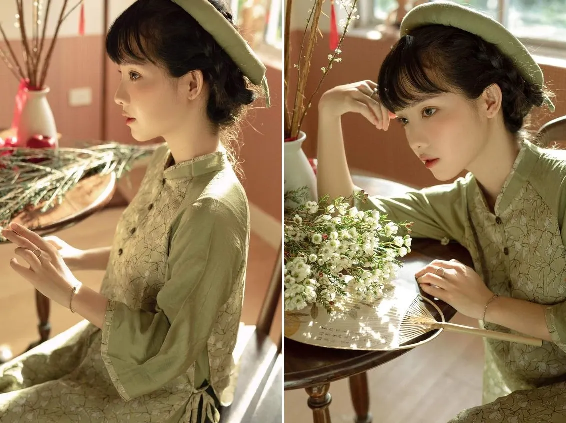 chụp chân dung áo dài