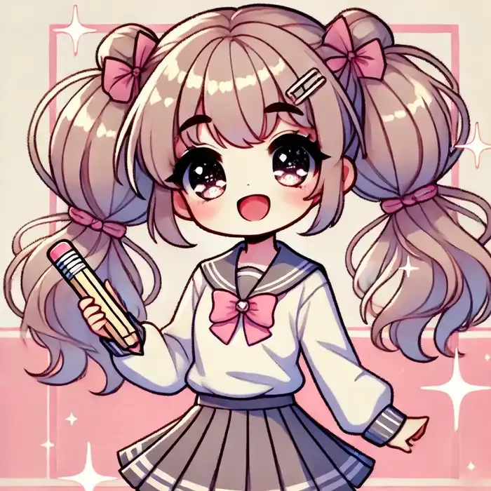 Tổng hợp hình chibi học sinh cấp 2 đáng yêu nhiều kiểu
