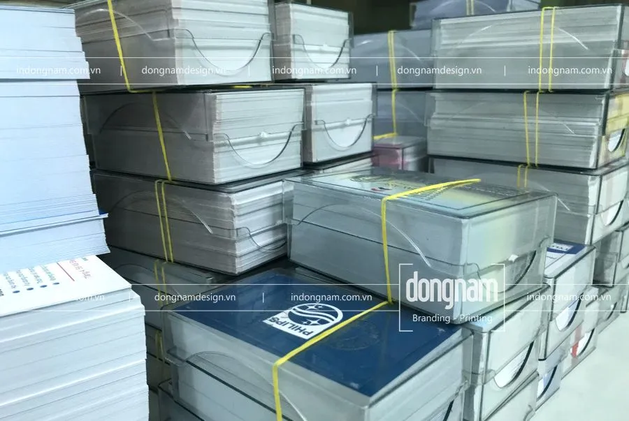 Hình ảnh minh họa về một hộp card visit