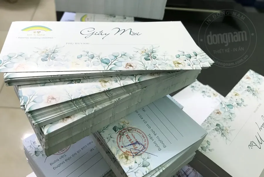 In thiệp mời lấy ngay