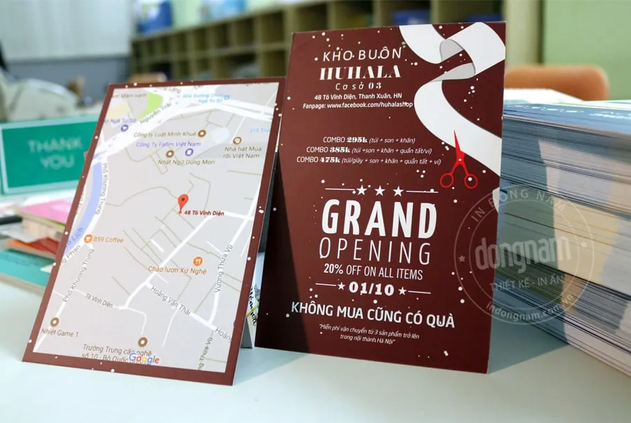 In thiệp mời sự kiện lấy ngay giá rẻ Hà Nội