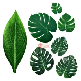 Cành lá giả trang trí phông nền chụp ảnh Tết