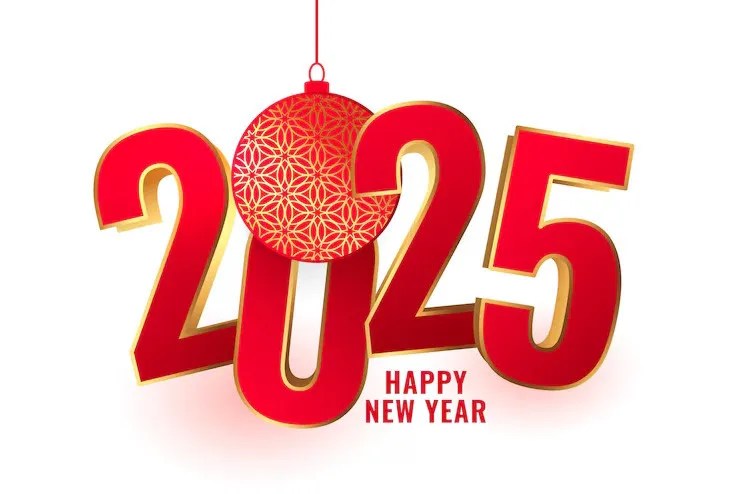 Mẫu thiệp Tết 2025 đơn giản, tinh tế