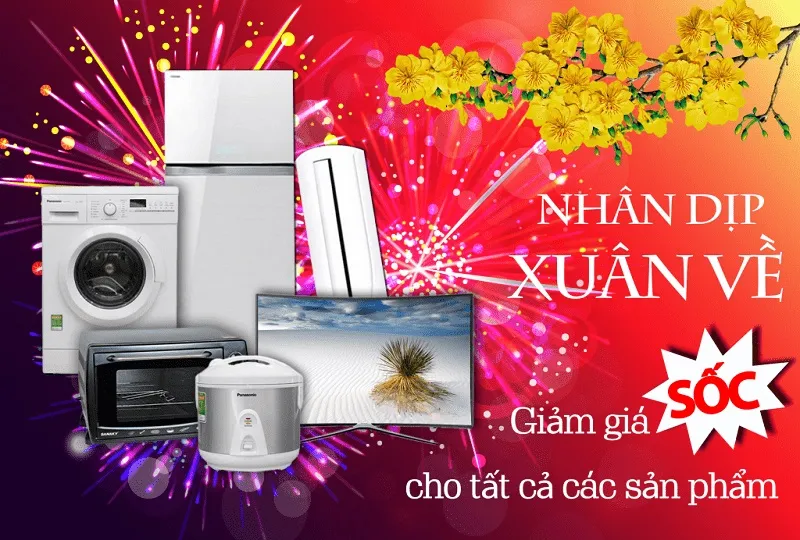 Mẫu banner tông màu đỏ ấn tượng và nổi bật
