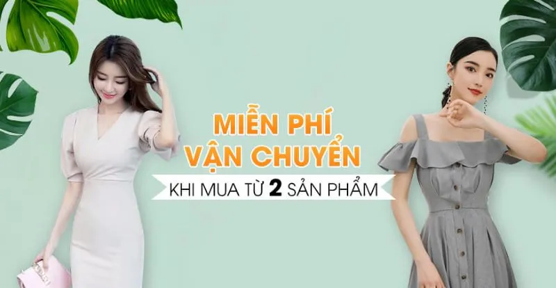 Mẫu banner phong cách nhẹ nhàng, tươi mát cho mùa hè