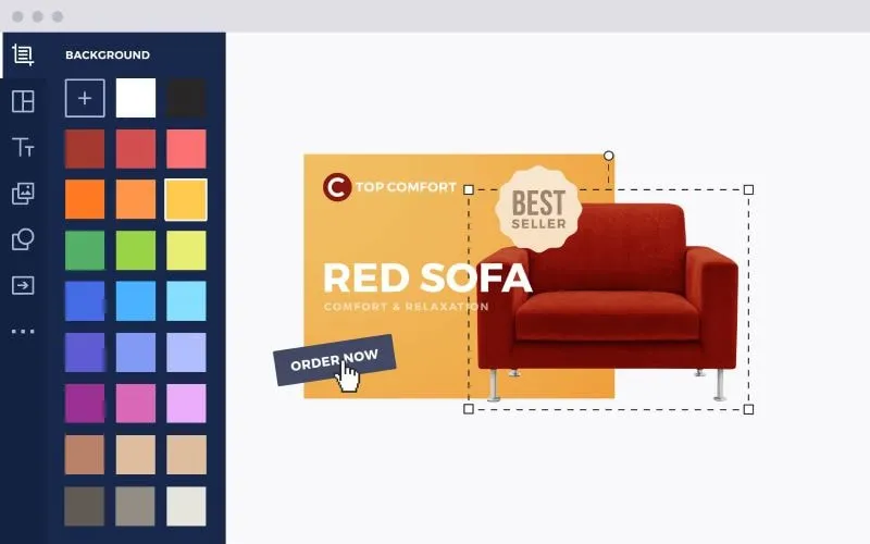 Tạo banner đa dạng định dạng nhanh chóng với Bannersnack