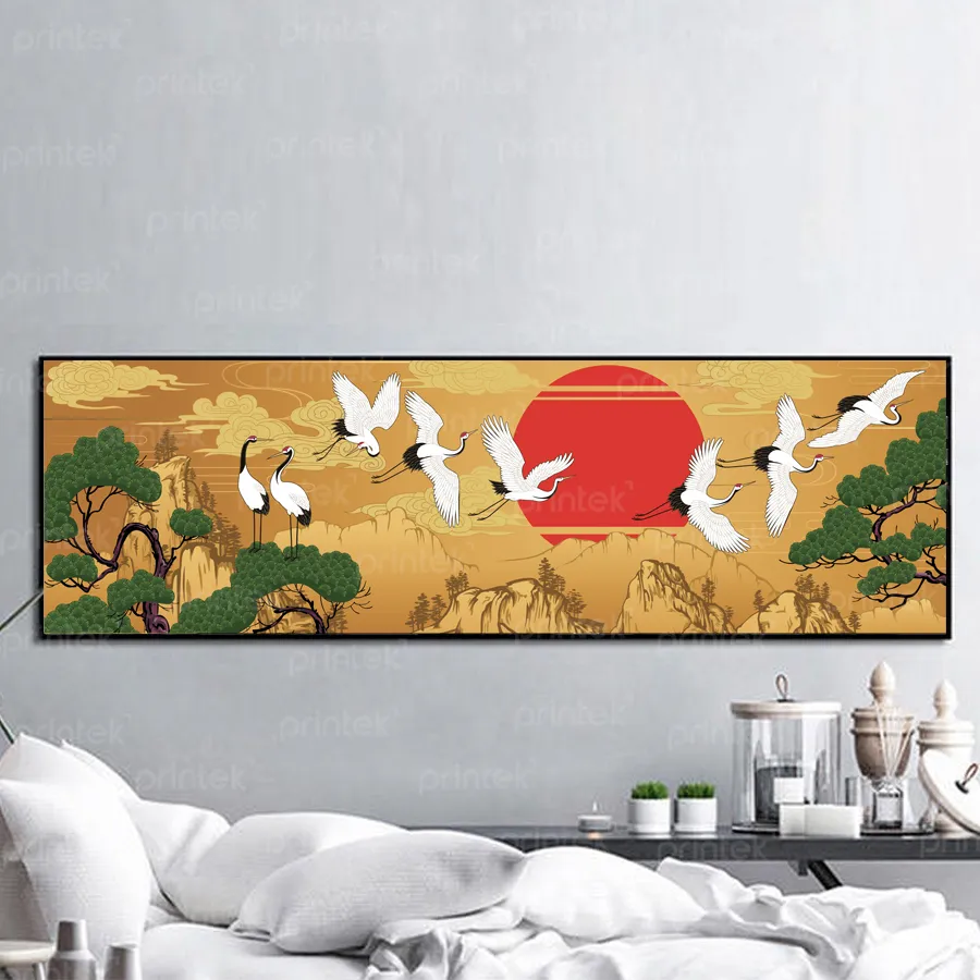 Tranh canvas tỉ lệ 1:3