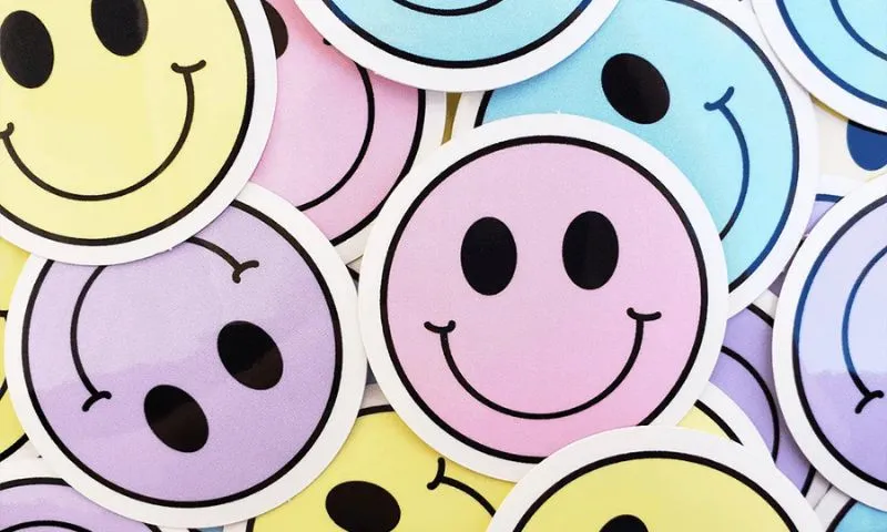 ảnh sticker mặt cười đáng yêu với nhiều biểu cảm dễ thương