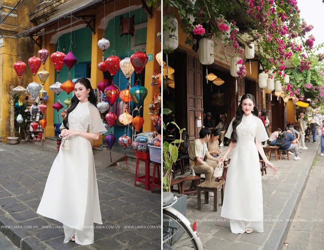 chụp ảnh áo dài ở Hội An