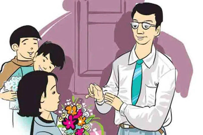 Vẽ tranh đơn giản tặng thầy giáo nhân ngày 20/11
