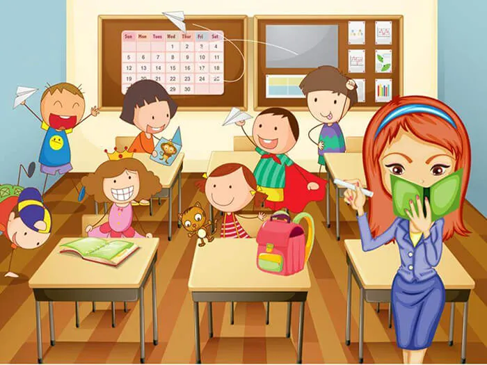 Kỷ niệm đáng nhớ trong lớp học được thể hiện qua tranh vẽ 20/11 dễ làm