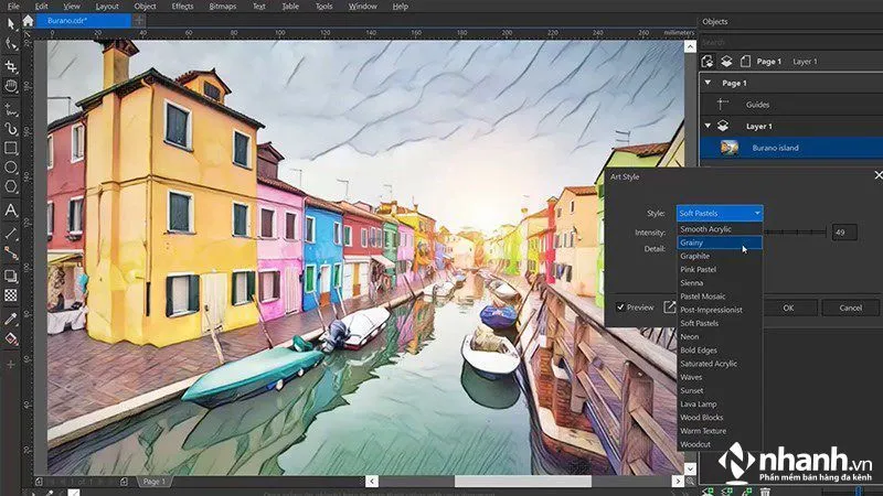 Bước đầu cài đặt phần mềm Corel Draw