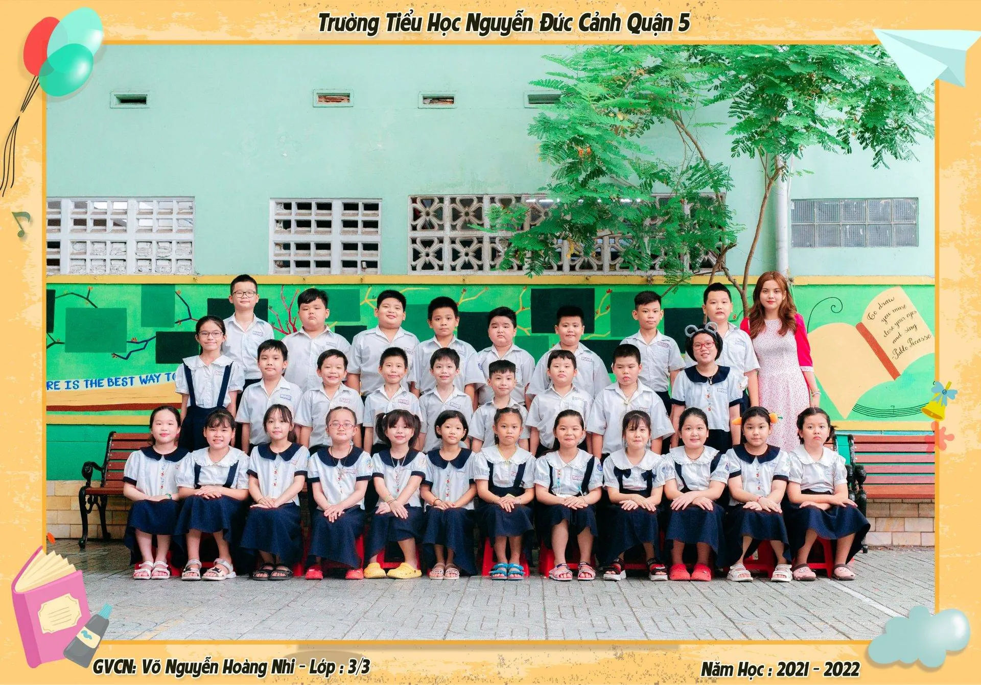 Ảnh kỷ yếu mầm non ghi lại khoảnh khắc năng động