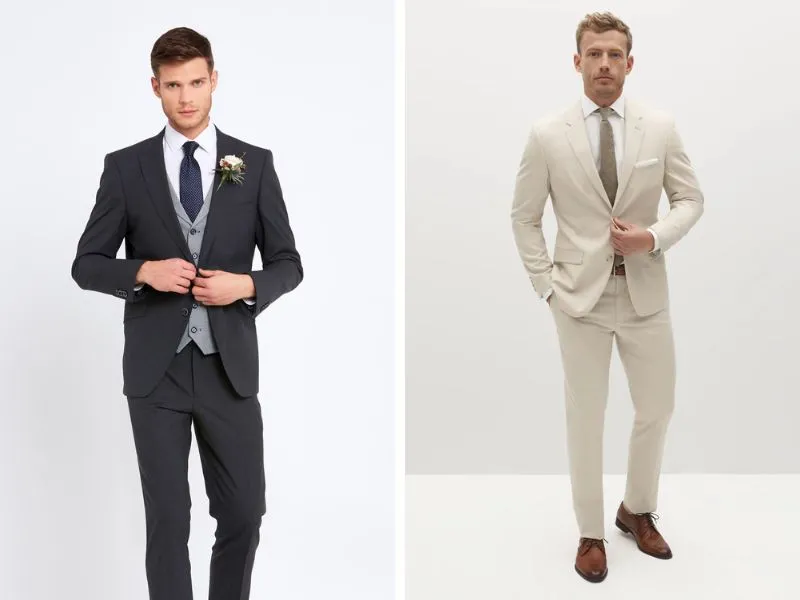 Chú ý đến các chi tiết trên áo vest chú rể