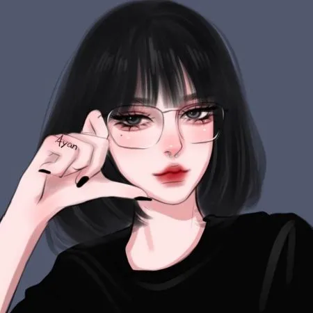 Hình vẽ nghệ thuật quyến rũ làm avatar cho nữ