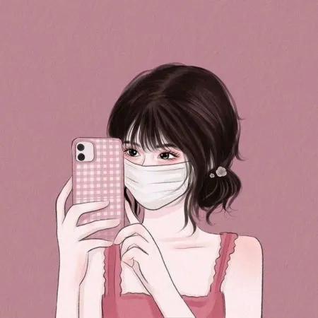 Avatar đẹp, cá tính cho nữ với gương mặt sắc sảo