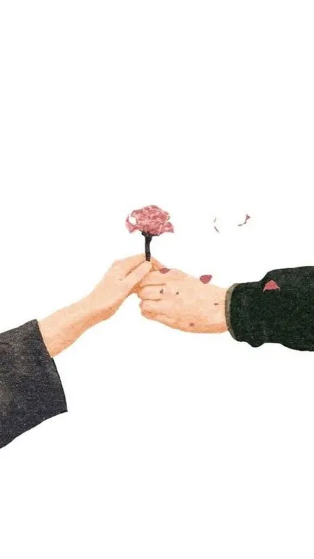 Ảnh Anime couple nắm tay