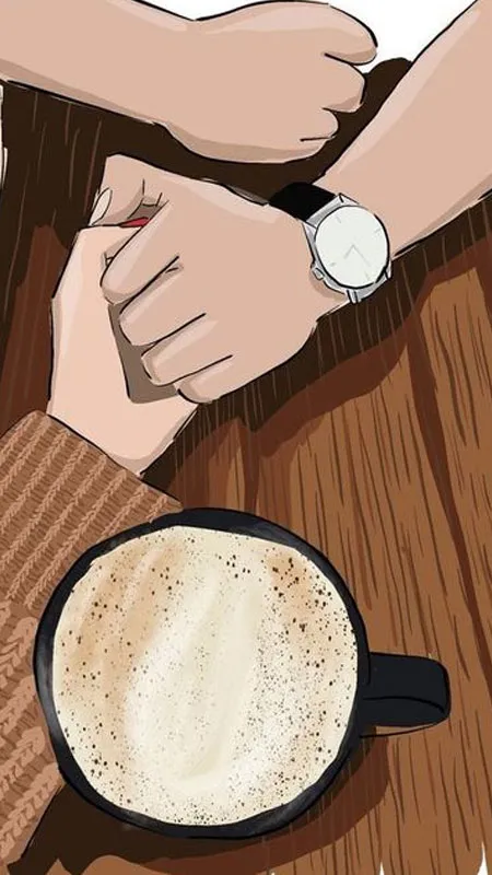 Ảnh nền điện thoại Anime nắm tay