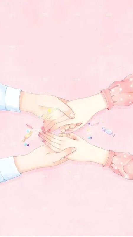 Ảnh couple Anime nắm tay đẹp
