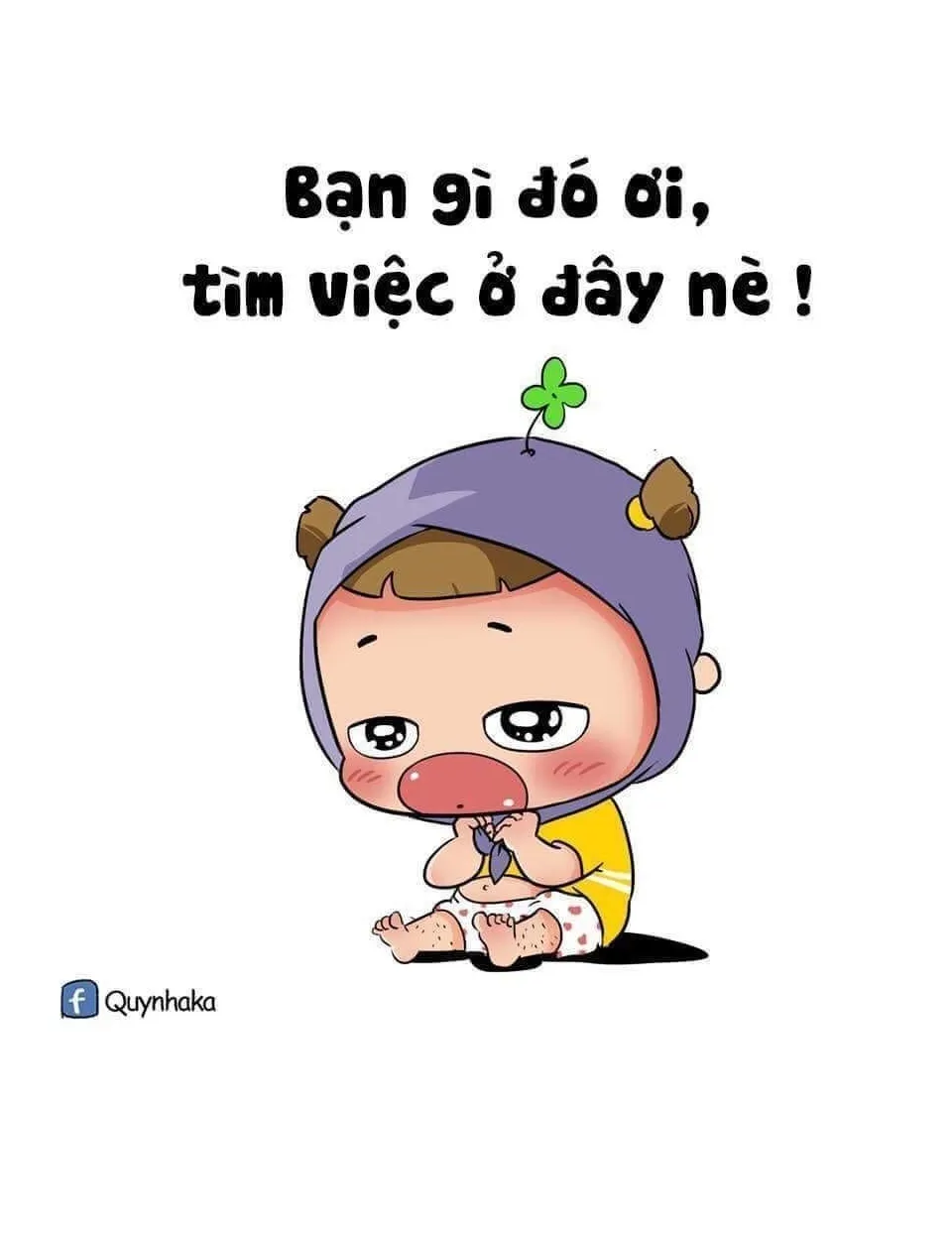 Ảnh tuyển dụng nhân sự Quỳnh Aka dễ thương, vui nhộn