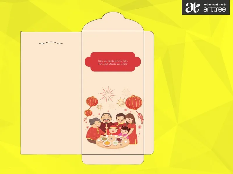 Cách cắt và gấp bao lì xì