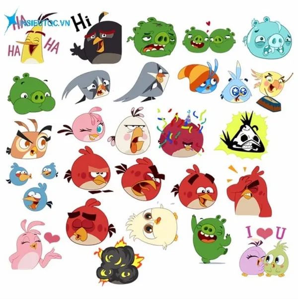 Những mẫu sticker tự làm đơn giản đang được cắt bằng kéo