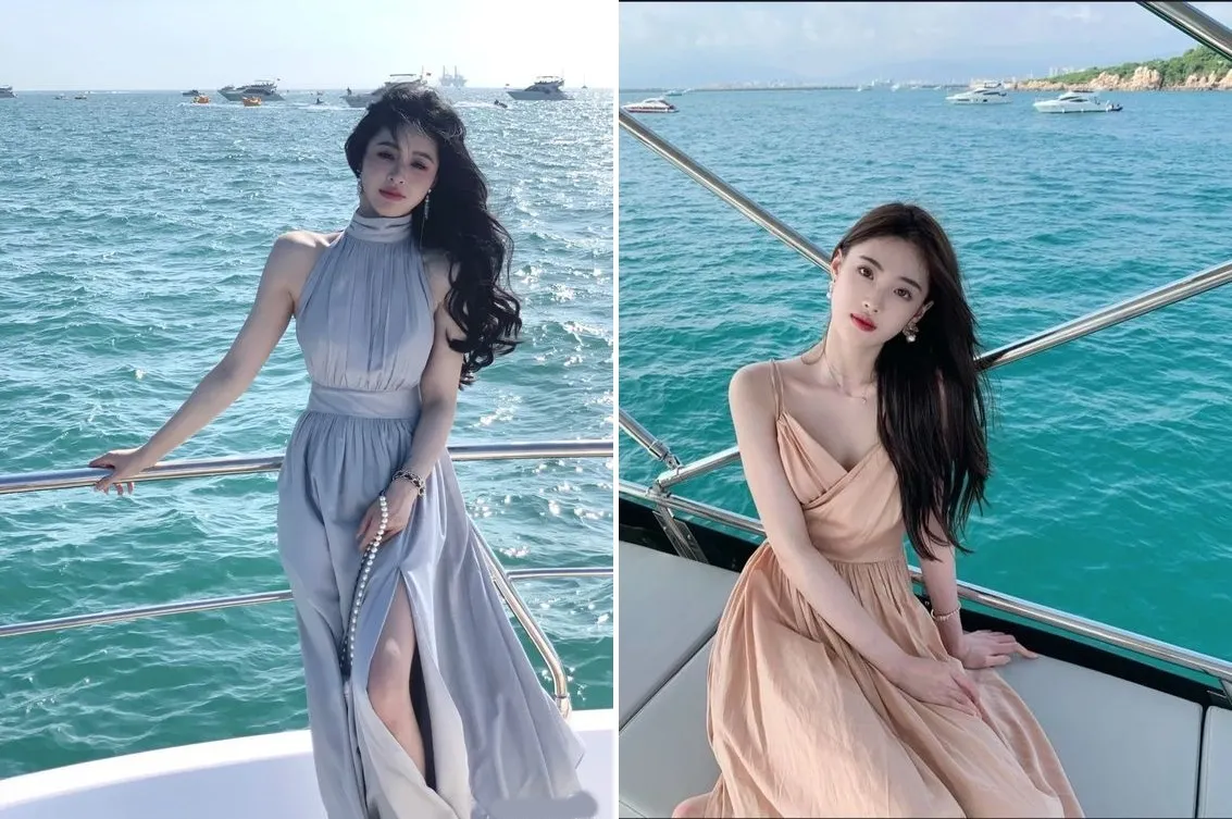 Nếu bạn tham gia bữa tiệctrên bãi biển thì đầm maxi là lựa chọn lý tưởng