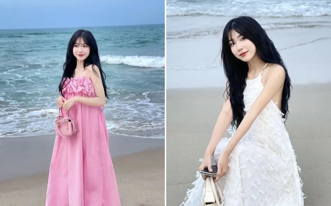 Váy maxi, váy xòe giúp bạn 'tự sướng' ảnh biển cực xinh