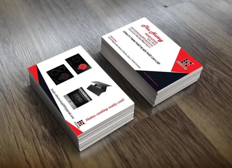 Mẫu card visit đơn giản, hiện đại với thông tin liên hệ rõ ràng
