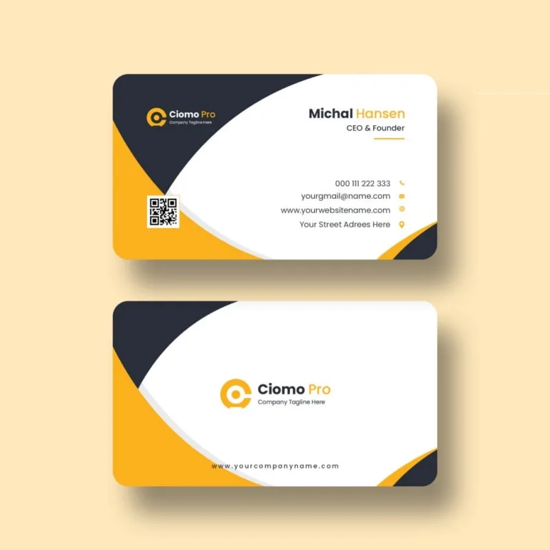 Thiết kế card visit tối giản nhưng ấn tượng cho vị trí CEO