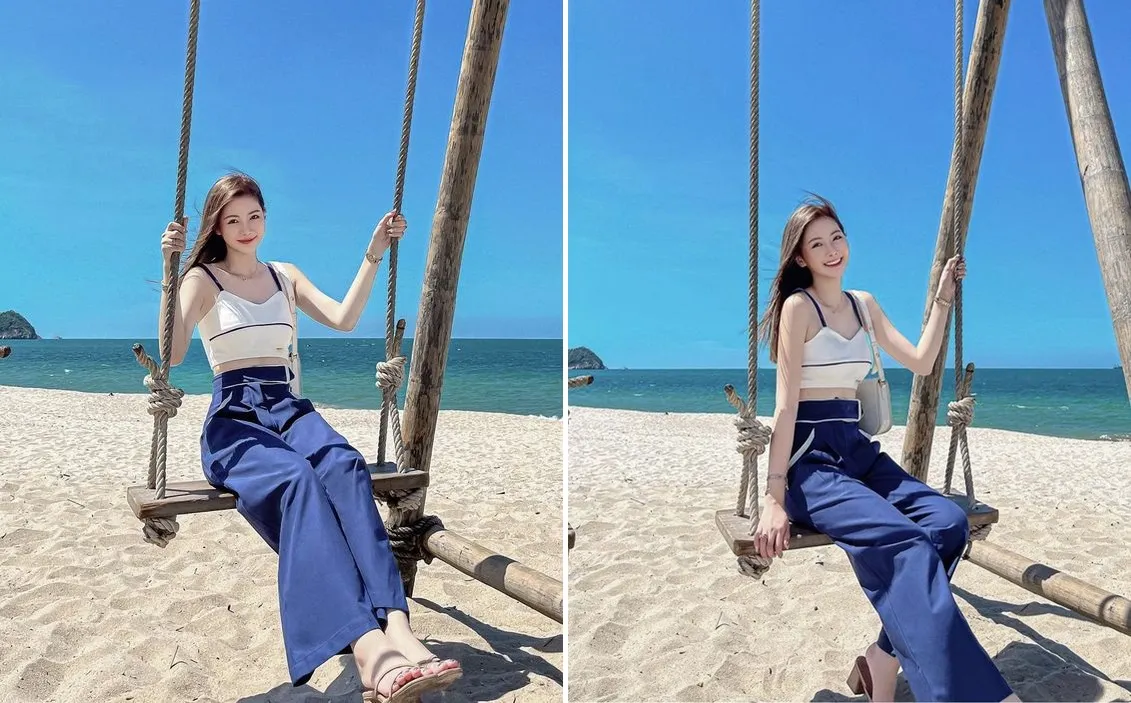 Để chụp ảnh biển nghệ thuật đẹp, bạn nên chọn trang phục phù hợp với biển, có thể là áo tắm, quần short, váy hoặc bất kỳ trang phục biển nào khác