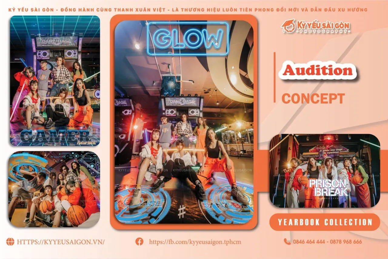 Nhóm bạn chụp ảnh kỷ yếu concept Audition, đầy cá tính và tự tin
