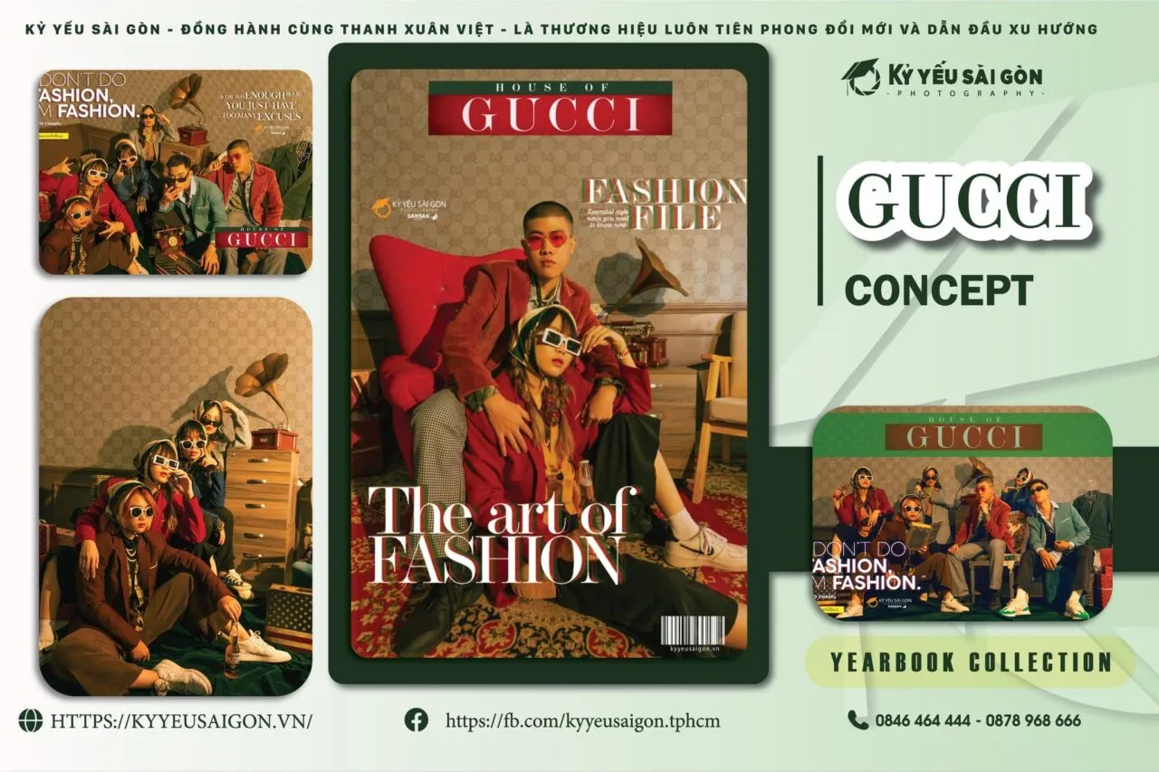 Concept Kỷ yếu Gucci đầy chất riêng và sang trọng