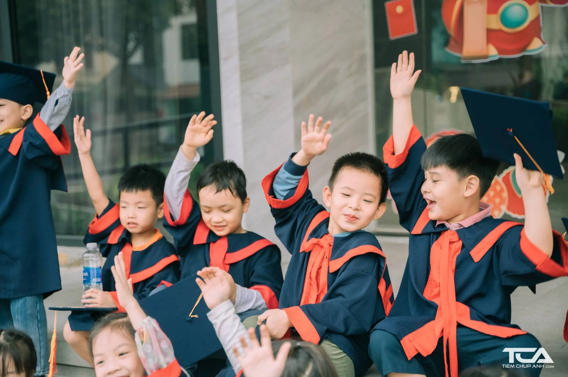 Ảnh kỷ yếu nhóm nhỏ của các bé mầm non