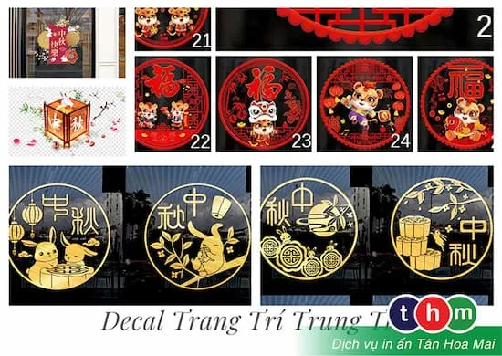 Mẫu decal trang trí Trung Thu 15
