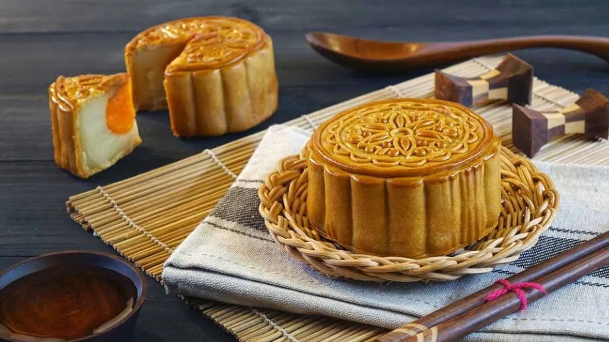Bánh Trung thu hình hoa sen