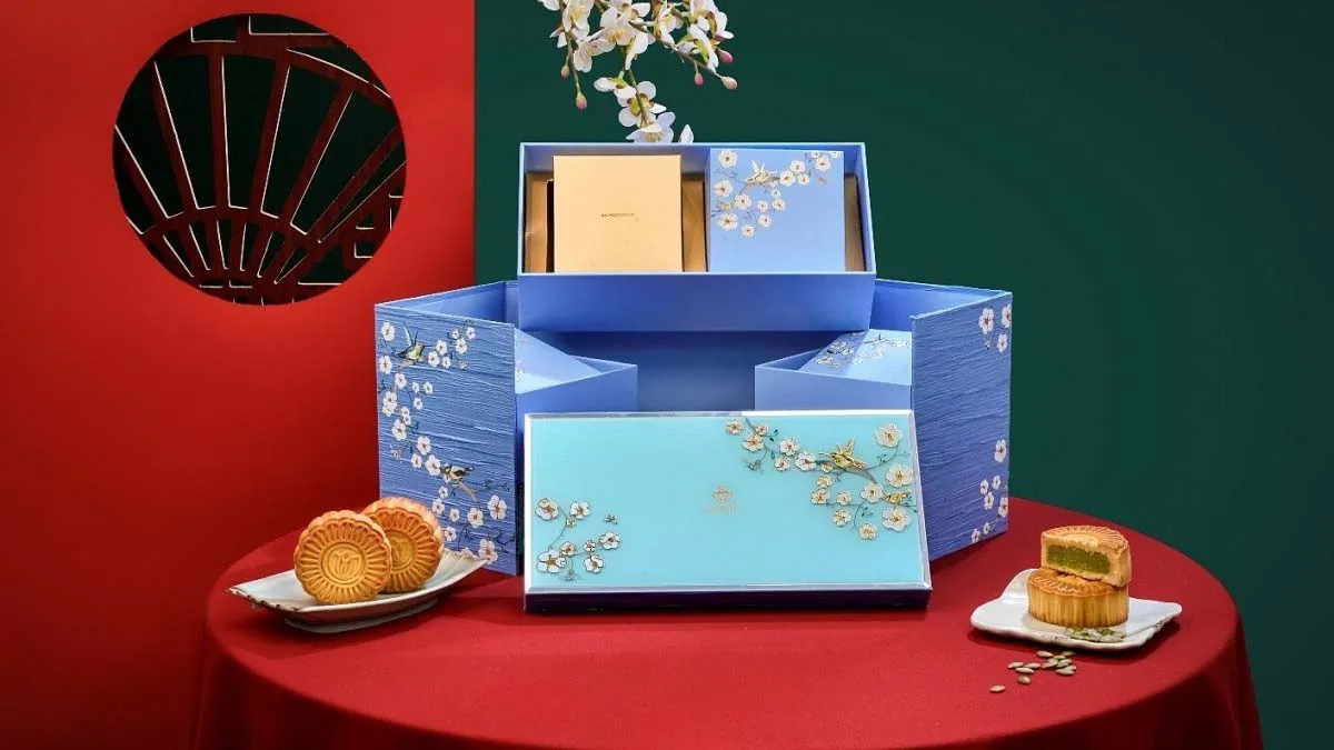 Bánh Trung thu được đóng gói cẩn thận