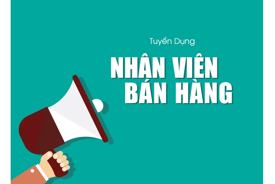 Poster tuyển nhan vien ban hang 05