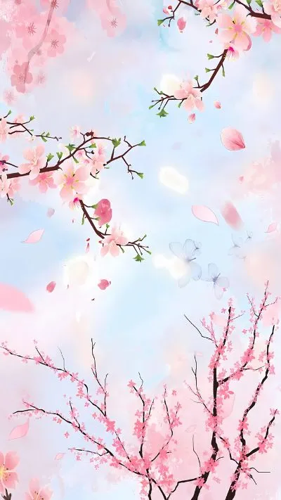 Background hoa đào 4K chất lượng cao