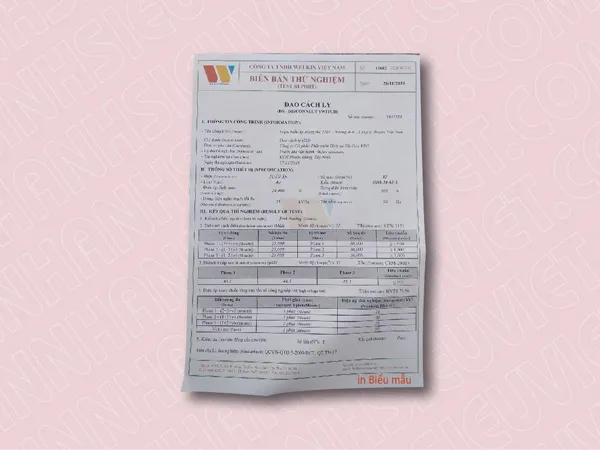 Biểu mẫu carbonless nhiều liên với màu sắc khác nhau
