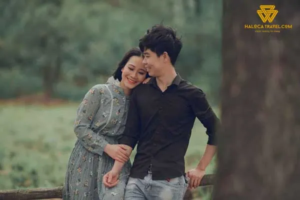 Kiểu tựa vào vai đáng yêu