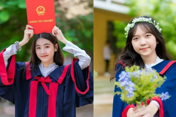 Tone makeup kỷ yếu kiểu Hàn Quốc với tông hồng đào ngọt ngào