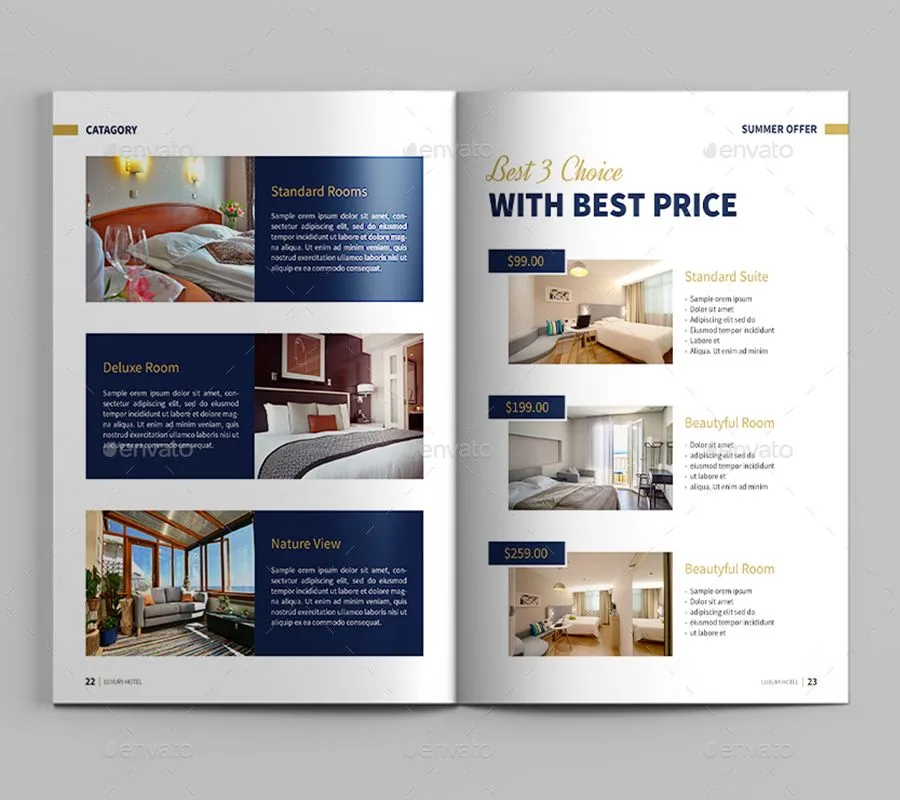 Catalogue quảng bá các tour du lịch, điểm đến hấp dẫn